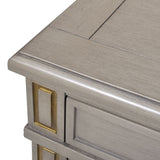 Dauphin - TV Stand Storage Display Console Table - Gray Cashmere by Jennifer Taylor Home | Bel Furniture