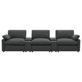 Collins - 5-Piece Power Reclining Home Theater Seating by Coaster Fine Furniture | Bel Furniture