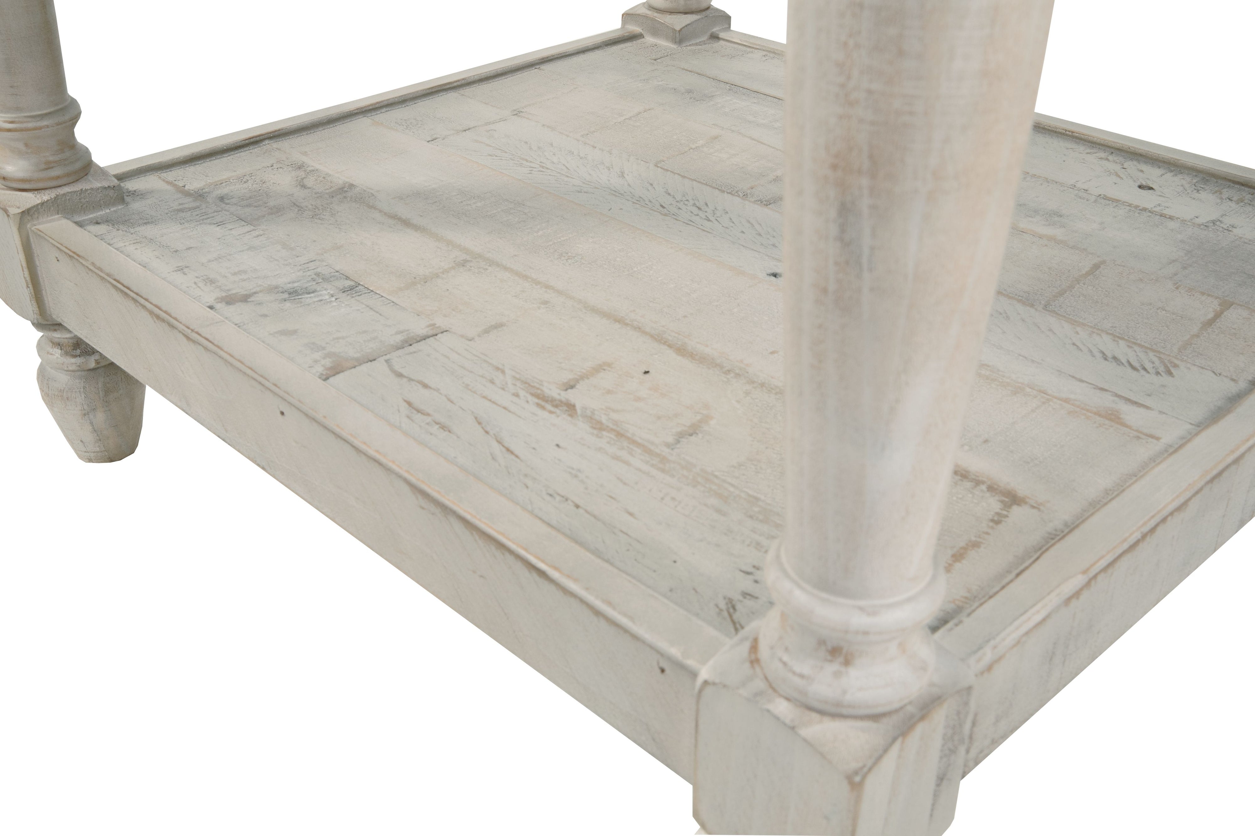 Shawnalore - Whitewash - Rectangular End Table