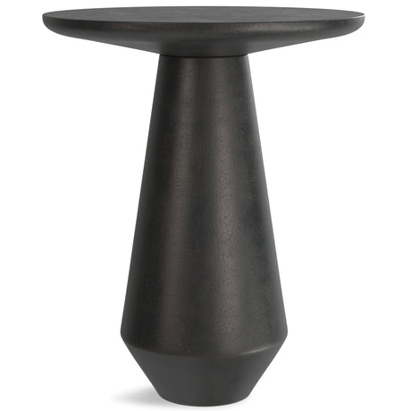 Gloria - Cast Aluminum Side Table - Black by Simpli-Home | Bel Furniture