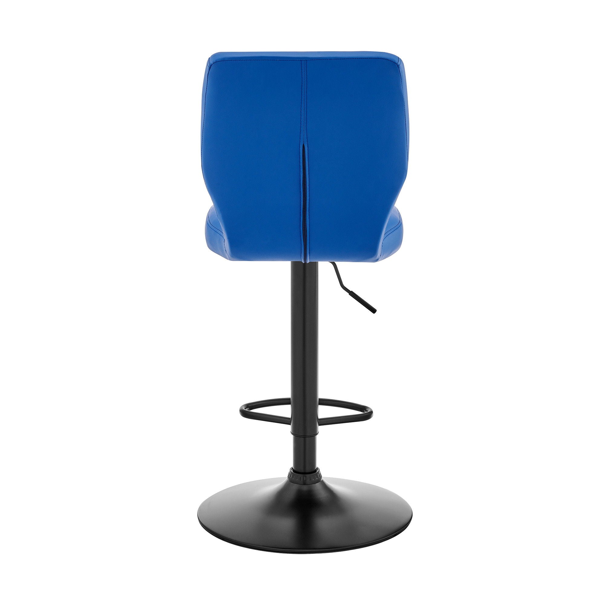 Swivel Adjustable Height Bar Chair - Blue / Black