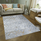 Nova - 2'7" X 7' Polypropylene Area Rug - Multi / White by Icona Home Decor | Bel Furniture