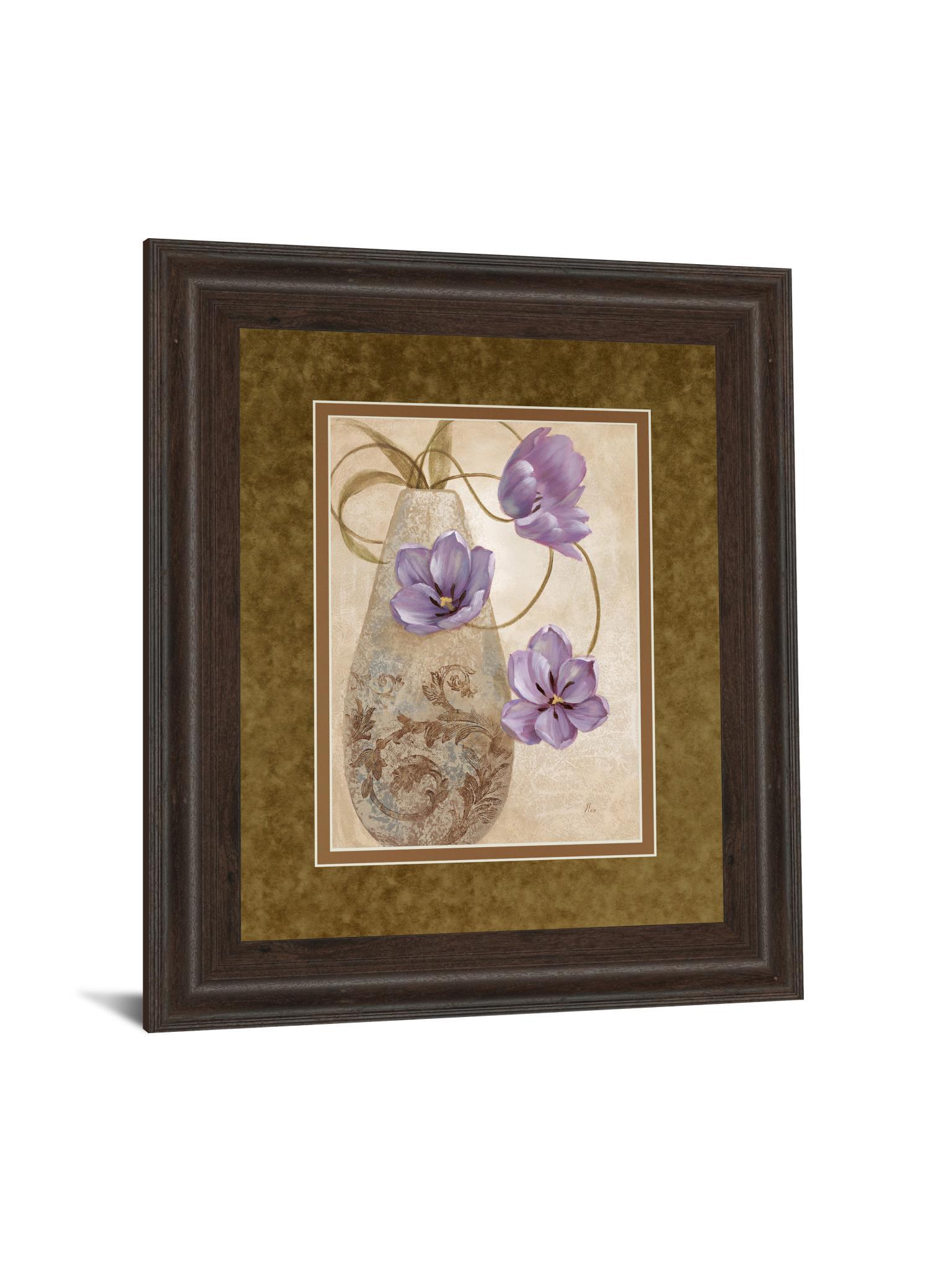 Purple Sophistication I By Nan - Framed Print Wall Art - Purple