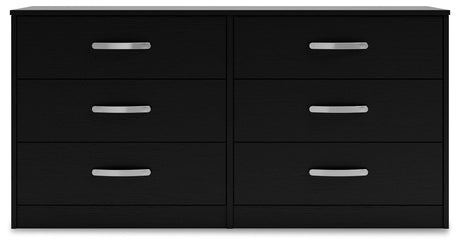 Finch - Six Drawer Dresser - 29'' Height - Black - view 10