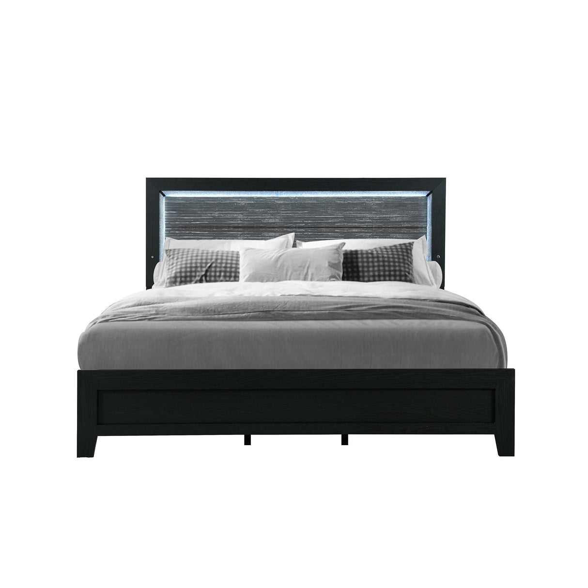 Carlos - 5 Pieces Queen Bedroom Set - Black