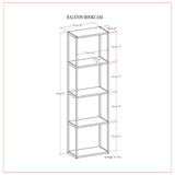 Ralston - Bookcase - Rustic Natural Aged Brown
