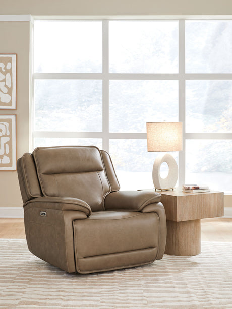 Glencroft - Power Recliner / Adjustable Headrest - Sahara - view 11