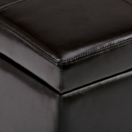 Kingsley - Upholstered Large Storage Ottoman - view 26
