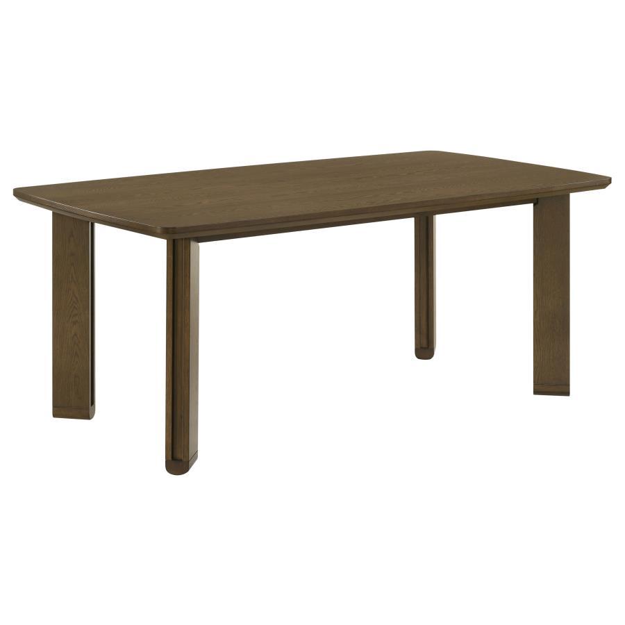 Ottowa Rectangular Wood Dining Table Brown Dining Tables by Coas