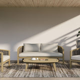 Parkside - Outdoor Sofa - Natural by Simpli-Home | Bel Furniture