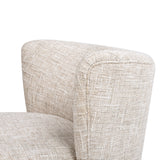 Miranda - Armless Swivel Accent Chair - Natural Gray