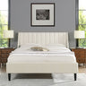 Aspen - Vertical Tufted Modern Headboard Platform Bed Set by Jennifer Taylor Home | Bel Furniture