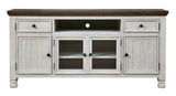 Havalance - Brown / Beige - Extra Large TV Stand - 4 Doors by Signature Design by Ashley® | Bel Furniture