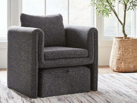 Vreni - Accent Chair - Charcoal / Black - view 7