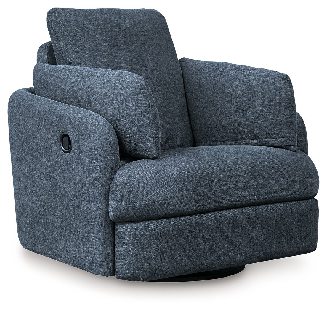 Modmax - Swivel Glider Recliner Blue by Signature Design by Ashley® | Bel Furniture