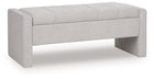 Akselman - Storage Bench - Gray