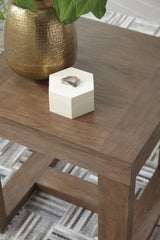 Cariton - Square End Table - Gray