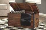 Kettleby - Brown - Storage Trunk by Signature Design by Ashley® | Bel Furniture