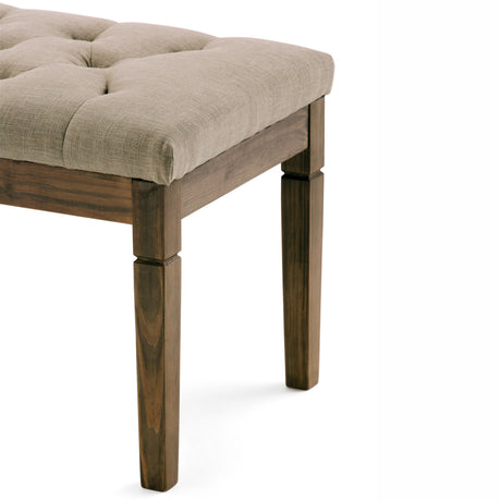 Waverly - Upholstered Tufted Ottoman Bench - view 22