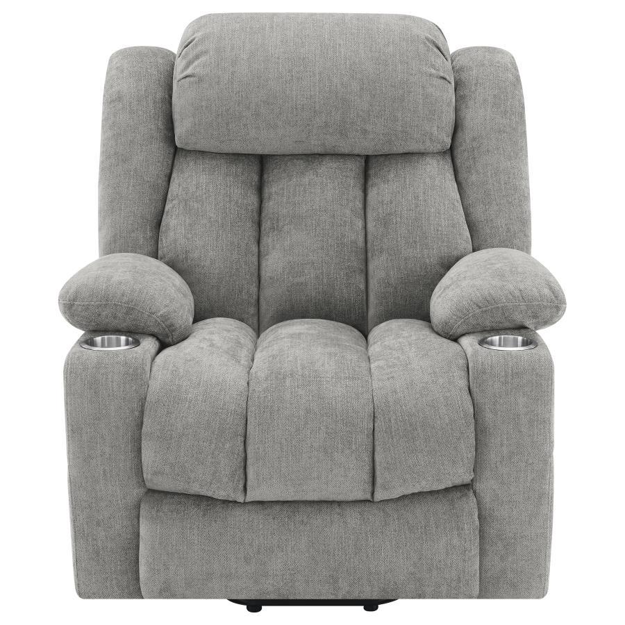Houston - Upholstered Power Lift Recliner Chair by CoasterEveryday | Bel Furniture