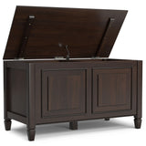 Connaught - Wide Storage Bench Trunk - Chestnut