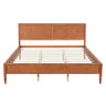 Classic Platform Bed Frame With Panel Headboard