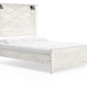 Gerridan - Panel Bed With Sconces White by Signature Design by Ashley® | Bel Furniture