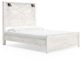 Gerridan - Panel Bed With Sconces White by Signature Design by Ashley® | Bel Furniture