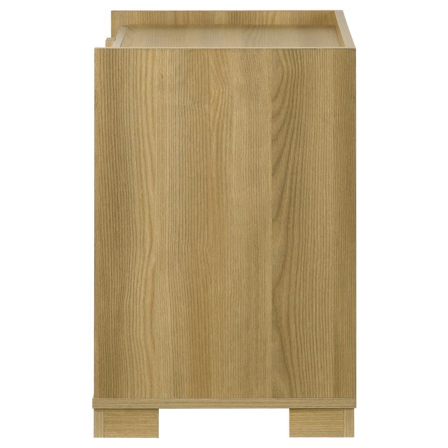 Hyland - 2-Drawer Nightstand Bedside Table - Natural by Coaster Fine Furniture | Bel Furniture