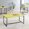GT - 3 Piece Carbon Fiber Wrap Coffee Table And End Table (Set of 3) by Lilola Home | Bel Furniture