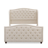 Marcella - Upholstered Shelter Headboard Bed Set by Jennifer Taylor Home | Bel Furniture