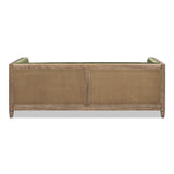 Georgia - Cane Tuxedo Sofa - Olive Green by Jennifer Taylor Home | Bel Furniture