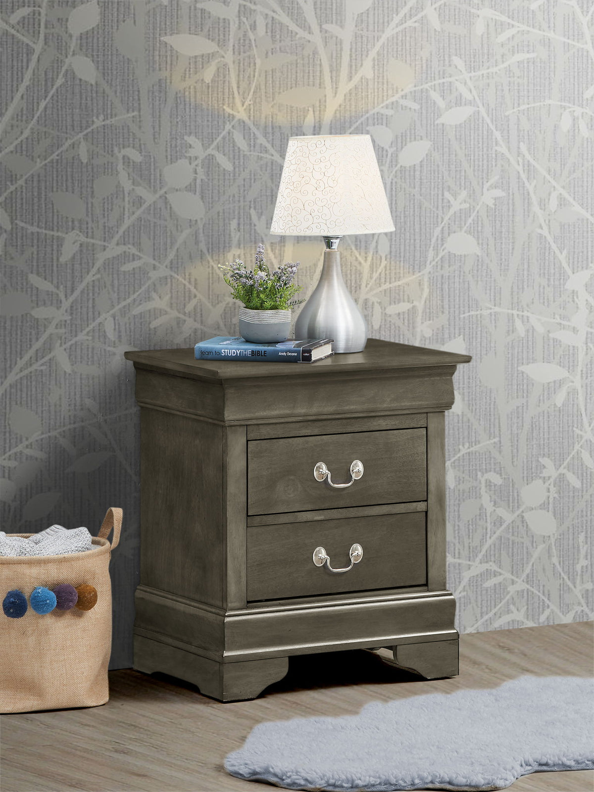 Louis Phillipe - Nightstand - Wood - view 17