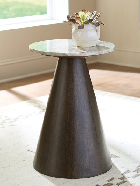 Waltnor - Accent Table - Gray / White / Brown - view 4