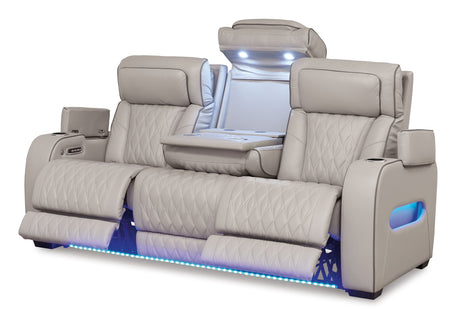 Boyington - Power Reclining Sofa With Adj Headrest by Signature Design by Ashley® | Bel Furniture