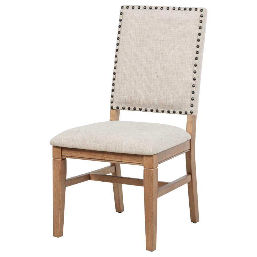 Middleton - Upholstered Dining Side Chair Beige (Set of 2) - Natural by Coaster Fine Furniture | Bel Furniture