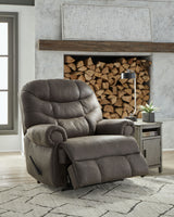 Camera Time - Gunmetal - Zero Wall Recliner by Signature Design by Ashley® | Bel Furniture