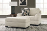 Heartcort - Living Room Set Beige 2 Pc. Chair And A Half, Ottoman by Benchcraft® | Bel Furniture