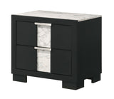 Rangley - Night Stand Black by Crown Mark | Bel Furniture