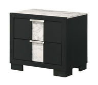Rangley - Night Stand Black by Crown Mark | Bel Furniture