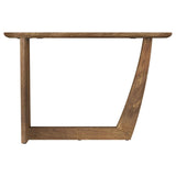 Fletcher - Oval Solid Mango Wood Entryway Console Table - Brown by Coaster Fine Furniture | Bel Furniture