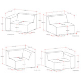 Rex - Handcrafted Sectional Sofa