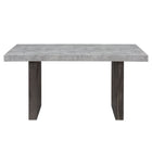 Susan - Dining Table Set With Base - Gray