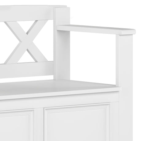 Amherst - Small Transitional Entryway Storage Bench - view 28