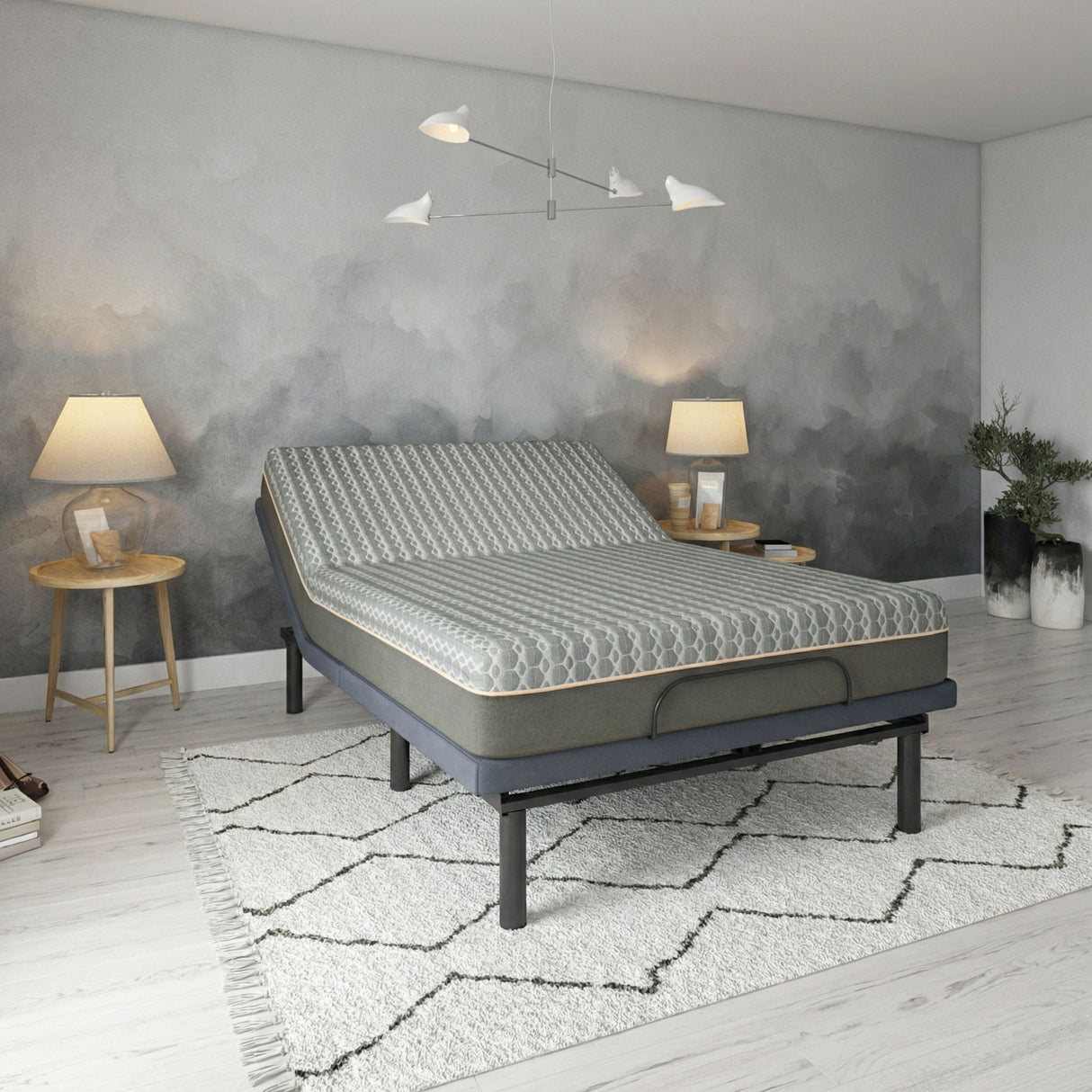 Copper Lux Hybrid - 12" Mattress With Copper Infused Contouring Memory Comfort Layer And Supportive Coil System