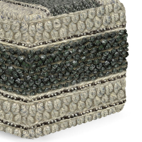 Grady - Handcrafted Square Pouf - view 27