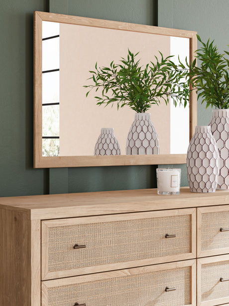 Cielden - Two-Tone - Dresser And Mirror by Signature Design by Ashley® | Bel Furniture