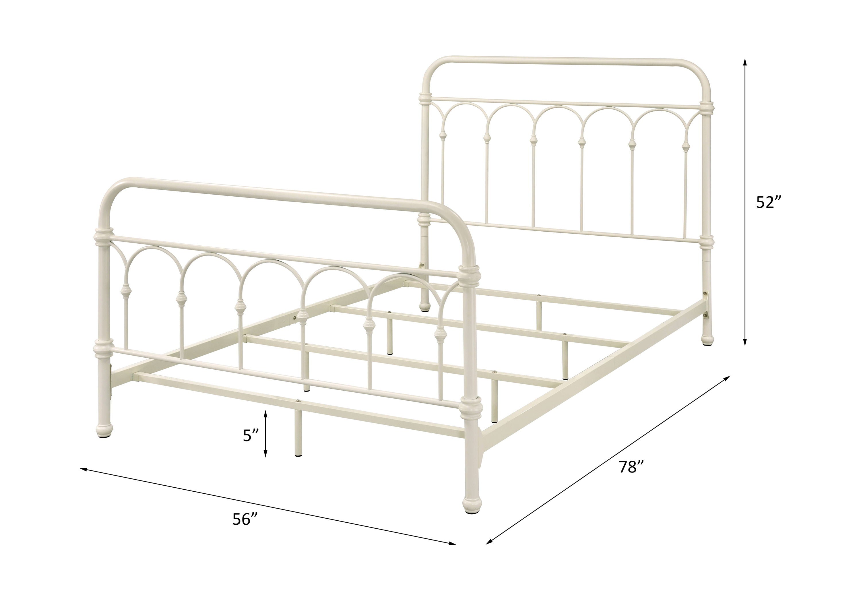 Citron - Full Bed - White