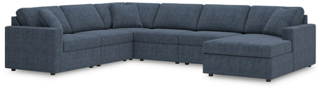 Modmax - Ink - Sectional Blue 6 Pc. Sectional With Raf Corner Chaise by Signature Design by Ashley® | Bel Furniture