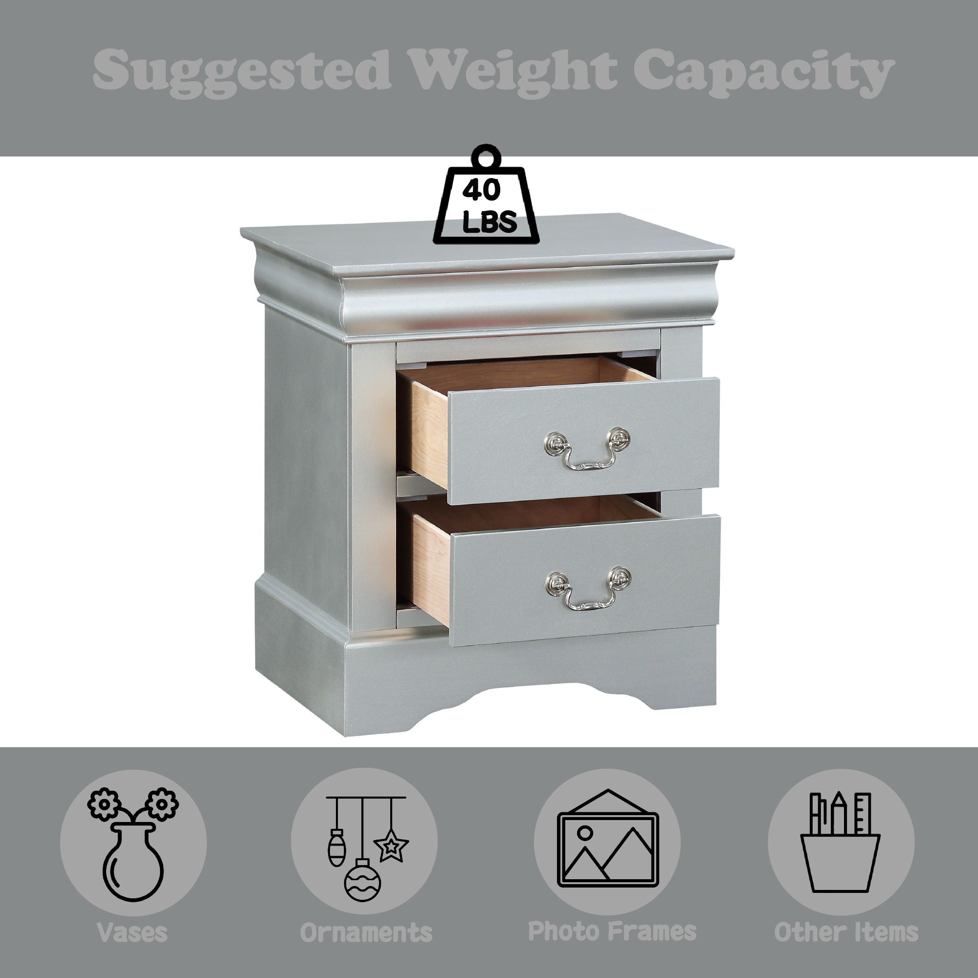 Louis Philippe - Accent Nightstand